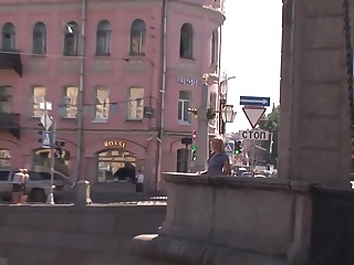 Жесткий русский секс в жопу с 25 летней блондиночкой из Питера